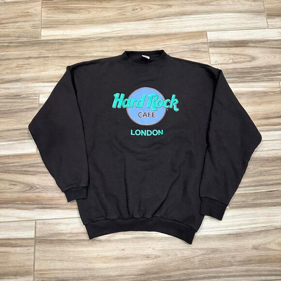 2 Bundle Hard-rock-cafe Men's Crewneck Sweatshirts - Picture 5 of 7